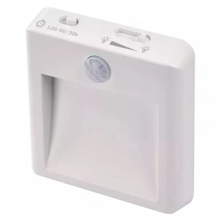 Lampki-do-kontaktu - p3319 lampka nocna led do gniazdka 230v z czujnikiem ruchu i zmierzchu emos 