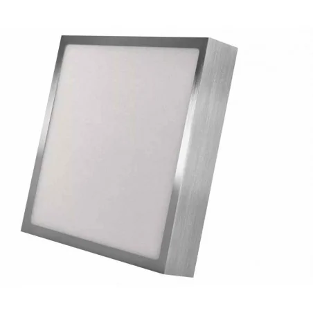 Plafony - plafon srebrny natynkowy led 21w cct 3000k/3500k/4000k nexxo zm6243 emos 