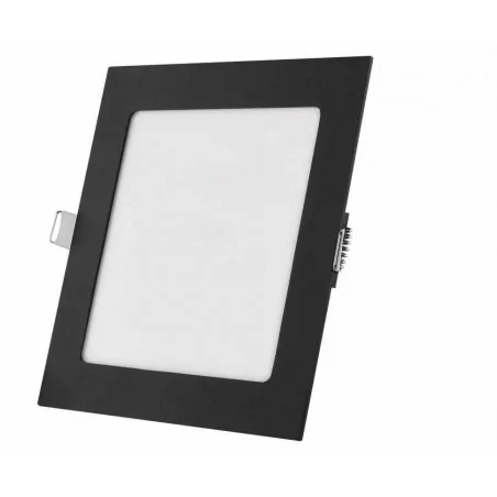 Oprawy-sufitowe - led panel wpuszczany czarny kwadrat 12w, cct 3000k/3500k/4000k nexxo zd2333 emos 