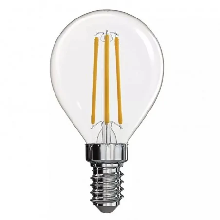 Gwint-trzonek-e14 - zf1220 żarówka led filament mini globe 3.4w-40w e14 ciepła biel 470lm emos 