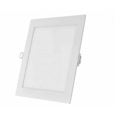Oprawy-sufitowe - podtynkowa oprawa biała led 12w kwadrat ciepła biel nexxo zd2134 emos 