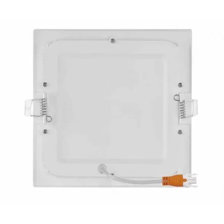 Oprawy-sufitowe - podtynkowa oprawa biała led 12w kwadrat ciepła biel nexxo zd2134 emos 