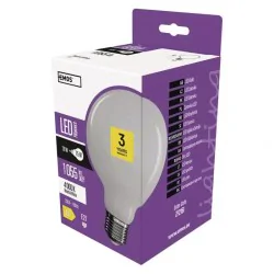 Gwint-trzonek-e27 - żarówka led globe kulka duża mleczna neutralna 7.8w-75w 1055lm e27 emos 