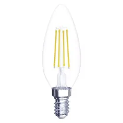 Gwint-trzonek-e14 - zf3240 żarówka led filament świeczka 6w-60w e14 ciepła 2700k 810lm 3 lata emos 