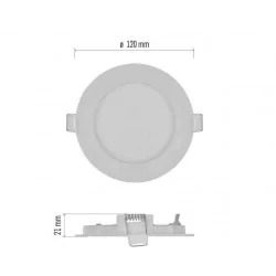 Oprawy-sufitowe - oczko sufitowe wpuszczane led 7w 4000k nexxo zd1125 emos 