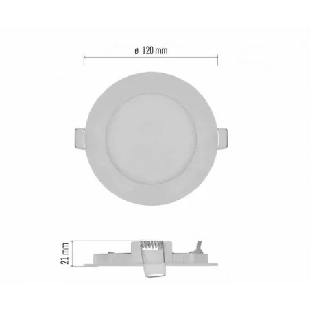 Oprawy-sufitowe - oczko sufitowe wpuszczane led 7w 4000k nexxo zd1125 emos 