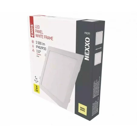 Oprawy-sufitowe - panel wpuszczany 2000lm led 24w 3000k nexxo zd2154 emos 