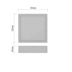 Oprawy-sufitowe - lampa - panel led 12,5w natynkowy 3000k/3500k/4000kcct nexxo zm6133 emos 