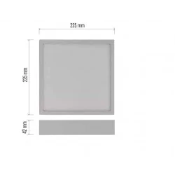 Oprawy-sufitowe - oprawa led 21w natynkowa cct 3000k/3500k/4000k nexxo zm6143 emos 