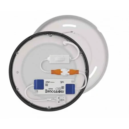 Oprawy-sufitowe - lampa czarna led 12,5w  zmienna barwa światła cct nexxo zm5333 emos 