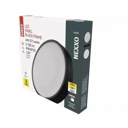 Oprawy-sufitowe - oświetlenie led 28,5w o ciepłej i neutralnej barwie ctt nexxo zm5353 emos 