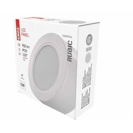 Oprawy-sufitowe - oprawa ścienna/sufitowa 9w led 4000k rubic zm5432 emos 