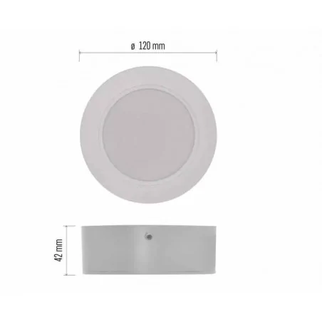 Oprawy-sufitowe - oprawa ścienna/sufitowa 9w led 4000k rubic zm5432 emos 