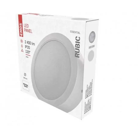 Oprawy-sufitowe - oprawa sufitowa/ścienna okrągła led 24w 4000k rubic zm5452 emos 