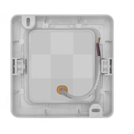 Oprawy-sufitowe - kwadratowa lampa ścienno-sufitowa 9w led 4000k rubic zm6432 emos 