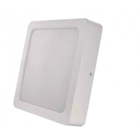 Oprawy-sufitowe - biała lampa ścienno-sufitowa kwadrat led 24w 4000k rubic zm6452 emos 