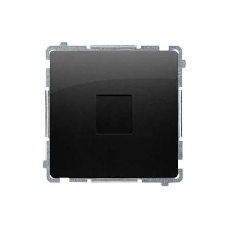 Zaslepki - czarna zaślepka z mostkiem bmps.01/49 simon basic kontakt-simon 