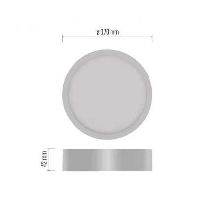 Oprawy-sufitowe - natynkowa oprawa oświetleniowa 12,5w led okrągła cct nexxo zm5133 emos 