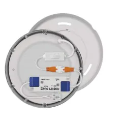 Oprawy-sufitowe - srebrna oprawa okrągła led 12,5w cct 3000k/3500k/4000k nexxo zm5233 emos 