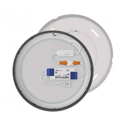 Oprawy-sufitowe - czarna oprawa oświetleniowe z cct led 21w natynkowa nexxo zm5343 emos 