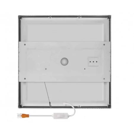 Oprawy-sufitowe - plafon natynkowy srebrny led 28,5w cct nexxo zm6253 emos 