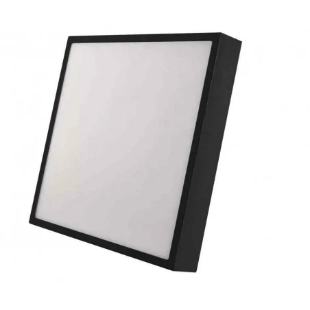 Oprawy-sufitowe - czarna oprawa led 28,5w kwadratowa cct 3000k/3500k/4000k nexxo zm6353 emos 