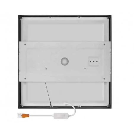 Oprawy-sufitowe - czarna oprawa led 28,5w kwadratowa cct 3000k/3500k/4000k nexxo zm6353 emos 