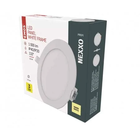 Oprawy-sufitowe - oczko oświetleniowe 17cm led 12w wpuszczane nexxo zd1134 emos 