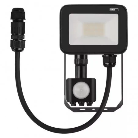 Naswietlacze-z-czujnikiem-ruchu - zs2712 naświetlacz led trwały 10w z czujnikiem ruchu neutralny ip65 1100lm 5lat gwarancji emos 