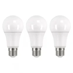 Gwint-trzonek-e27 - mocna żarówka led a60 13.2w-100w e27 ciepła 1521lm 3lata zestaw 3 sztuki emos zq5160.3 