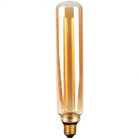 Zarowki-dekoracyjne - dekoracyjna żarówka led t60 e27 o mocy 4w 1800k decovintage amber pillar 317766 polux 