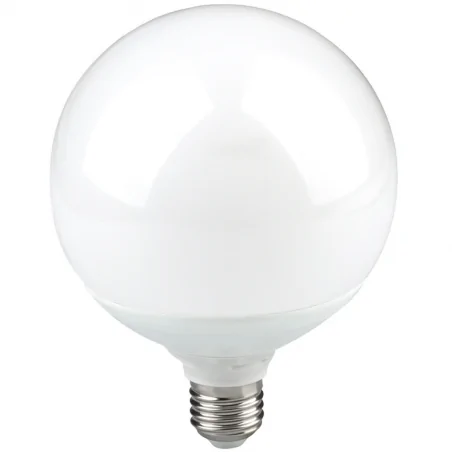 Gwint-trzonek-e27 - duża żarówka led z trzonkiem e27 mleczna g125 16w 3000k 305626 polux 