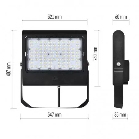 Naswietlacze-led-50w-i-wiecej - zs2462 profesjonalny naświetlacz led reflektor super trwały ageno 150w neutralny 20 000lm 5lat gwarancji ip65 emos 