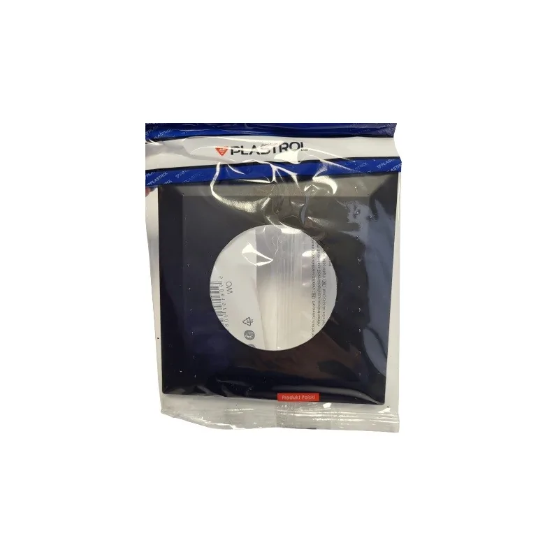 Oslony-sciany - czarna osłonka pod włączniki i gniazdka  ow-1 plastrol firmy PLAST-ROL 