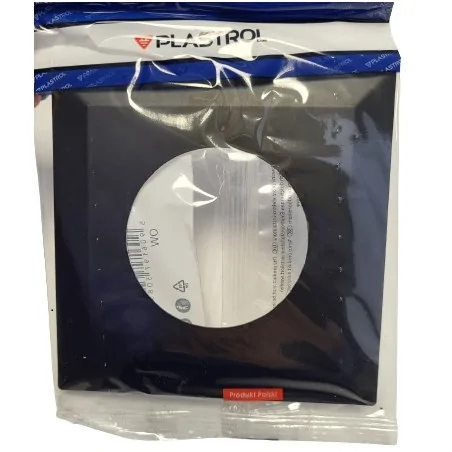 Oslony-sciany - czarna osłonka pod włączniki i gniazdka  ow-1 plastrol 