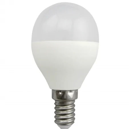 Gwint-trzonek-e14 - żarówka led e14 kulka 5,5w ciepła 3000k g45 303134 polux 