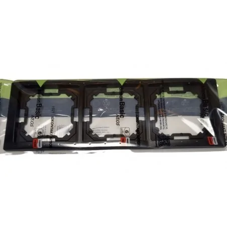 Ramki-instalacyjne - ramka potrójna czarny mat bmrc3/49 simon basic neos kontakt simon 