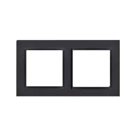 Ramki-podwojne - ramka podwójna czarna cr2/49 simon 10 kontakt-simon 