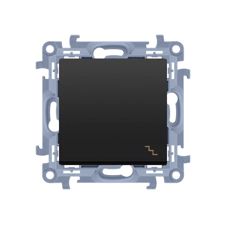 Wylaczniki-schodowe - włącznik schodowy czarny mat cw6.01/49 simon 10 kontakt-simon 