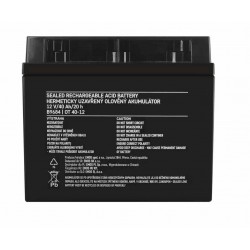 Akumulatory - ołowiowy akumulator agm 12v 40ah m6 b9684 emos 