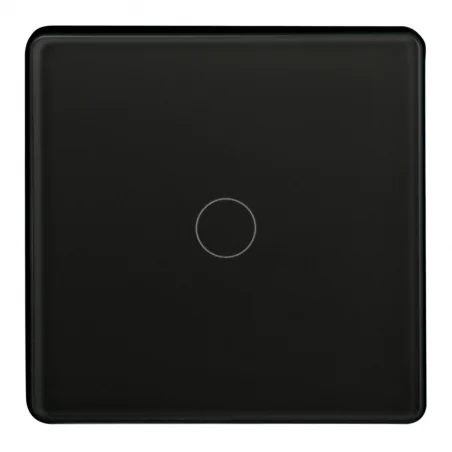 Przyciski-scienne - włącznik dotykowy pojedynczy czarny z kondensatorem tuyasmart wi-fi smart 319050 polux 