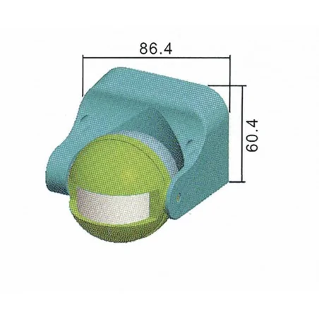Czujniki-ruchu - czujnik ruchu pir ip44 1200w biały g1120 emos 