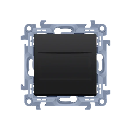 Zaslepki - zaślepka z mostkiem czarny mat simon 10 cps.01/49 kontakt-simon 