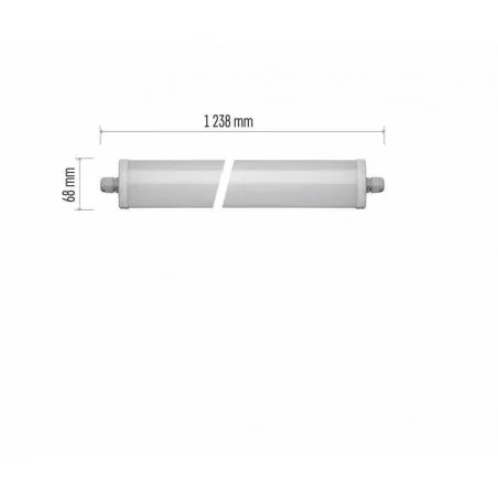 Oprawy-hermetyczne-led - naścienna oprawa pyłoszczelna led 36w nw ip65 festy zt4120 emos 