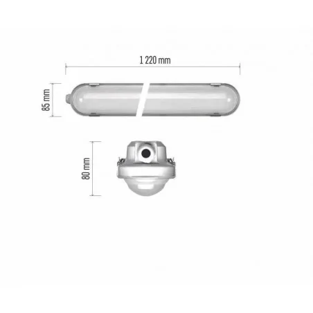Oprawy-hermetyczne-led - oprawa pyłoszczelna led naścienna 37w nw ip66 misty zt1520 emos 