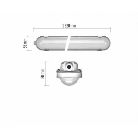 Oprawy-hermetyczne-led - podłużna oprawa led pyłoszczelna naścienna 53w nw ip66 misty dali zt1620d emos 