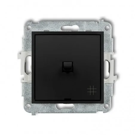 Wylaczniki-amerykanskie - włącznik krzyżowy amerykański czarny mat mini 12mwpus-6 karlik 