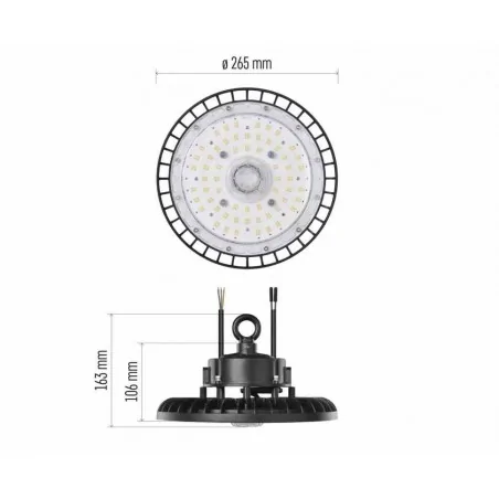 Oprawy-hermetyczne-led - oprawa przemysłowa led highbay aster 100w, 120° zu210.12 emos 