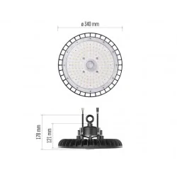 Oprawy-hermetyczne-led - przemysłowa lampa hermetyczna led 200w 120° nw highbay zu220.12 emos 