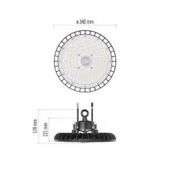 Oprawy-hermetyczne-led - przemysłowa lampa led 200w 90° nw ip65 highbay zu220.9 emos 